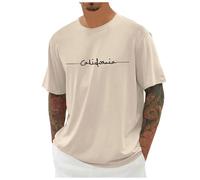 T Shirt Baumwolle Herren Top Longshirt Weißes Braunes 3D Achselhemd Fit Herrenshirt Fahrrad Enge Luxus Bündchen Rückendruck Ägyptische Creme Einfarbiges Übergrößen Hose Frackhemden