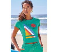 BENCH. LOUNGEWEAR T-Shirt Damen aqua Gr.44/46
