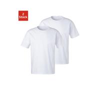 T-Shirt BENCH. LOUNGEWEAR, Damen, Gr. XXL, weiß, Obermaterial: 100% Baumwolle, unifarben, Basic, bequem normal, Rundhals, Shirts T-Shirt, Basic in uni (45064249-XXL) weiß