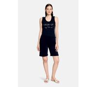 T-Shirt BETTY BARCLAY "Damen mit Rippenstruktur", Damen, Gr. 38, schwarz (dunkelblau), Rippware, Obermaterial: 95% Baumwolle, 5% Elasthan, tailliert normal, Rundhals, Shirts T-Shirt (97378123-38) dunk