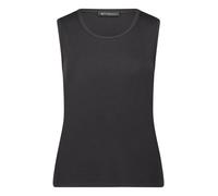 T-Shirt BETTY BARCLAY "Damen mit Rippenstruktur", Damen, Gr. 40, schwarz, Rippware, Obermaterial: 95% Baumwolle, 5% Elasthan, tailliert normal, Rundhals, Shirts T-Shirt (30832621-40) schwarz