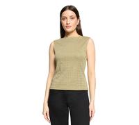 Trägertop mit Schmucksteinen Soft Olive 40