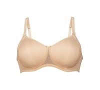 T-Shirt-BH ANITA "Soft BH mit Schale Lace Rose", Damen, Gr. 80, Cup C, beige (desert), Stoff, Obermaterial: 50% Polyamid PA. 30% Polyester PES. 20% Elasthan EL., BHs T-Shirt-BH (97362418-80) desert