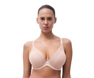 T-Shirt-BH CHANTELLE "NORAH CHIC", Damen, Gr. 75, Cup D, soft pink, Obermaterial: 75% Polyamid, 25% Elasthan, BHs T-Shirt-BH, Tüll, blickdichtes Gewebe (47840826-75) soft pink