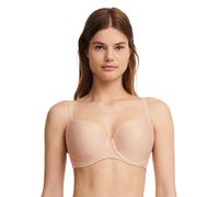 Chantelle Norah T-Shirt-BH mit offenem Ausschnitt, Nude-Rouge, 70G