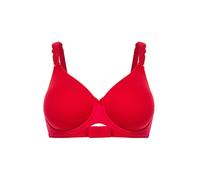 T-Shirt-BH FELINA "Spacer BH mit Bügel Choice", Damen, Gr. 90, Cup G, rot (amarena), Stoff, Obermaterial: 48% Polyester PES. 29% Polyamid PA. 23% Elasthan EL., BHs T-Shirt-BH (21324446-90) amarena