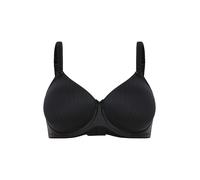 T-Shirt-BH FELINA "Spacer BH mit Bügel Modern Weftloc", Damen, Gr. 75, Cup C, schwarz, Stoff, Obermaterial: 58% Polyester PES. 22% Polyamid PA. 20% Elasthan EL., BHs T-Shirt-BH (33500659-75) schwarz