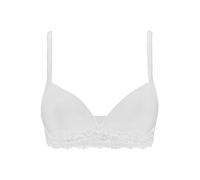 T-Shirt-BH NINA VON C. "Soft BH mit Schale Romance", Damen, Gr. 85, Cup C, weiß, Obermaterial: 95% Modal CMD. 5% Elasthan EL., BHs T-Shirt-BH (42826428-85) weiß