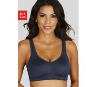 T-Shirt-BH NUANCE, Damen, Gr. 80, Cup D, blau (marine), Microtouch, Obermaterial: 74% Polyamid (TACTEL), 14% Elasthan (LYCRA), 12% Baumwolle, BHs T-Shirt-BH, ohne Bügel mit nahtlos vorgeformten Cups (
