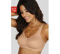T-Shirt-BH NUANCE, Damen, Gr. 90, Cup B, braun (nougat), Microtouch, Obermaterial: 74% Polyamid (TACTEL), 14% Elasthan (LYCRA), 12% Baumwolle, BHs T-Shirt-BH, ohne Bügel mit nahtlos vorgeformten Cups