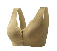 T-Shirt BH Ohne Bügel, Damen Bustier Push Up, Büstenhalter Nahtloser Stretch Schlaf BH Bügelloser Mittel Halt Sport BH Atmungsaktiv Extradünn T-Shirt BH Mode Sexy Anti Sag BH Klassischer Drucken