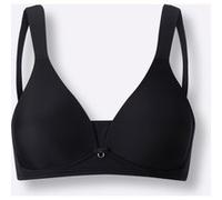 Schalen-BH VIANIA "Schalen BH ohne Bügel Jessy", Damen, Gr. 80, Cup A, schwarz, Obermaterial: 61% Polyamid PA. 27% Polyester PES. 12% Elasthan EL., BHs Schalen-BH (68039124-80) schwarz