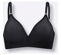 Triumph BH Micro Fun - bügellos, nahtlos vorgeformte Cups, Microtouch - Damen Schwarz 80B
