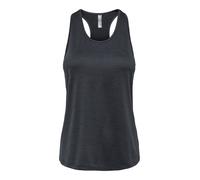 T-Shirt-BH ONLY PLAY "ONPCORE LIFE ON SL REG TOP NOOS", Damen, Gr. L, N-Gr, schwarz (schwarz detail:melange), Jersey, Obermaterial: 96% Polyester, 4% Elasthan, meliert, regular fit, BHs T-Shirt-BH, Re