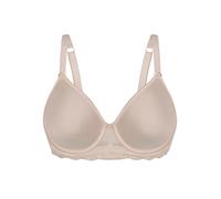 T-Shirt-BH SASSA "Spacer BH DOTTED MESH", Damen, Gr. 70, Cup E, beige (nude), Stoff, Obermaterial: 83% Polyamid PA. 17% Elasthan EL., BHs T-Shirt-BH (99735713-70) nude