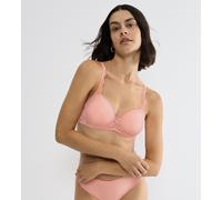 T-Shirt-BH TRIUMPH "Amourette", Damen, Gr. 90, Cup F, cherry rose, Microtouch, Obermaterial: 52% Polyester, 32% Polyamid, 16% Elasthan, BHs T-Shirt-BH, Stretch-Spitze, glatte Cups, atmungsaktiv, leich