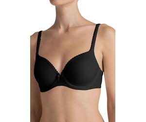 T-Shirt-BH TRIUMPH "Perfectly Soft", Damen, Gr. 90, Cup D, schwarz, Microtouch, Obermaterial: 66% Polyamid, 17% Elasthan, 17% Polyester, unifarben, Basic, BHs T-Shirt-BH, vorgeformte, gepolsterte Cups