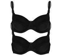 VIANIA! 2er Pack Spacer Bügel BH Sally 144457 Gr. 80 C in schwarz