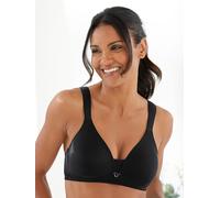 VIANIA! Schalen-BH 221464 Jessy Soft bügellos gemoldete Cupschalen Farbe Schwarz, Größe:100, Cup:D