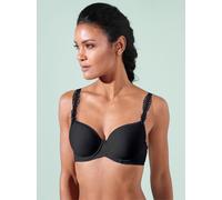 T-Shirt-BH VIANIA, Damen, Gr. 90, Cup D, schwarz, 65% Polyamid, 28% Polyester, 7% Elasthan, BHs (95133726-90) schwarz
