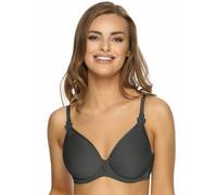 Viania Bügel-BH Betty 211400 – gemoldete Spacercups, schmale Träger, Grau (Graphite) Gr. 80, Cup E