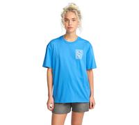 T-Shirt BILLABONG "Always Looking", Damen, Gr. M, blau, Obermaterial: 100% Baumwolle., Shirts T-Shirt (65884626-M) blau