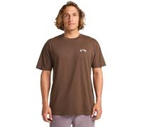 Billabong - Arch Crew S/S - T-Shirt, Gr. S, braun (DarkCedar)