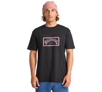 Billabong T-Shirt Arch Frame Herren 100% Baumwolle schwarz/rosa Größe M