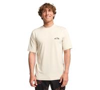 T-Shirt BILLABONG "Arch Wave", Herren, Gr. S, beige (braun), Obermaterial: 85% Polyester, 15% Elasthan., Shirts T-Shirt (97747626-S) braun
