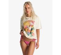 T-Shirt BILLABONG "BIRDS OF PARADISE", Damen, Gr. L (40), salt crystal, Obermaterial: 100% Baumwolle, Shirts T-Shirt, sportlicher Stil, aus Baumwolle (75056230-L) salt crystal