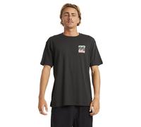 T-Shirt BILLABONG "Crayon Wave Premium", Herren, Gr. XL, washed schwarz, 100% Baumwolle, Shirts T-Shirt (88892609-XL) washed schwarz