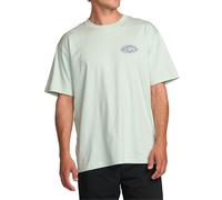 T-Shirt BILLABONG "Diamond Vision Regular", Damen, Gr. L, blau (ash blau), 100% Baumwolle, Shirts T-Shirt (57639931-L) ash blau