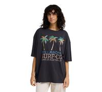 T-Shirt BILLABONG "Found In Paradise", Damen, Gr. L, off schwarz, Obermaterial: 100% Baumwolle., Shirts T-Shirt (56499434-L) off schwarz