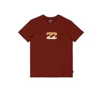 Billabong - Kid's Icon Wave S/S - T-Shirt, Gr. 134, rot (FiredRed)