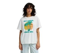 T-Shirt BILLABONG "My Beach Club", Damen, Gr. S, weiß, Obermaterial: 100% Walkfrottier;, Shirts T-Shirt (40773415-S) weiß