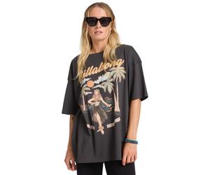 T-Shirt BILLABONG "My Sunny Girl", Damen, Gr. L, schwarz (off schwarz), Obermaterial: 100% Walkfrottier;, Shirts T-Shirt (90536947-L) off schwarz