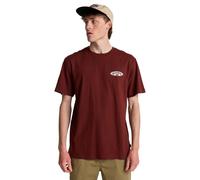 T-Shirt BILLABONG "Orbit Arch", Herren, Gr. M, burnt rot, Obermaterial: 100% Baumwolle., Shirts T-Shirt (95787516-M) burnt rot