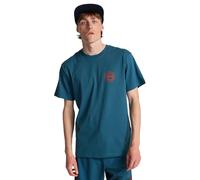 T-Shirt BILLABONG "Re Issue", Jungen, Gr. M, real teal, Obermaterial: 100% Baumwolle., Shirts T-Shirt (57557069-M) real teal