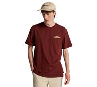 T-Shirt BILLABONG "Runner Up", Herren, Gr. S, braun (burnt rot), Obermaterial: 100% Baumwolle., Shirts T-Shirt (48529312-S) burnt rot