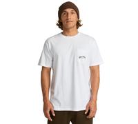 BILLABONG T-Shirt Kurzarm Stacked Arch Pkt Herren Weiß S