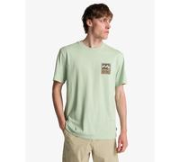 T-Shirt BILLABONG "STAMP SS", Herren, Gr. M, vintage grün, Single Jersey, Obermaterial: 100% Baumwolle, Rundhals, eingesetzt normaler Saum, Shirts T-Shirt (70181827-M) vintage grün