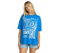 T-Shirt BILLABONG "Summer Nights", Damen, Gr. XS, blau, Obermaterial: 100% Walkfrottier;, Shirts T-Shirt (98056421-XS) blau