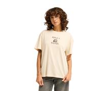 T-Shirt BILLABONG "Surfing In Town", Damen, Gr. L, beige (weiß cap), Obermaterial: 70% Baumwolle, 30% Baumwolle., Shirts T-Shirt (93672946-L) weiß cap