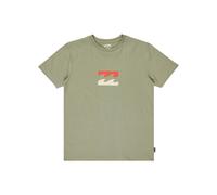 T-Shirt BILLABONG "Team Wave", Jungen, Gr. S, grün (grau grün), Obermaterial: 100% Walkfrottier;, Shirts T-Shirt (68365544-S) grau grün