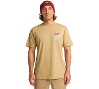 T-Shirt BILLABONG "Twin Fin", Herren, Gr. M, grün (khaki), Obermaterial: 100% Walkfrottier;, Shirts T-Shirt (23859753-M) khaki
