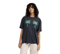 T-Shirt BILLABONG "Vacation Club", Damen, Gr. M, off schwarz, Obermaterial: 100% Walkfrottier;, Shirts T-Shirt (83907666-M) off schwarz