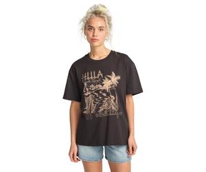 T-Shirt BILLABONG "Vacay Wonder", Damen, Gr. S, off schwarz, Obermaterial: 100% Walkfrottier;, Shirts T-Shirt (92033221-S) off schwarz