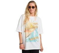 T-Shirt BILLABONG "Where The Sun Collide", Damen, Gr. XS, weiß, 100% Baumwolle, Shirts T-Shirt (84016800-XS) weiß