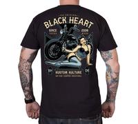 T-Shirt Black Heart Ava schwarz 2XL