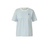 s.Oliver RED LABEL Regular Fit T-Shirt aus reiner Baumwolle in Ocean, Größe 40
